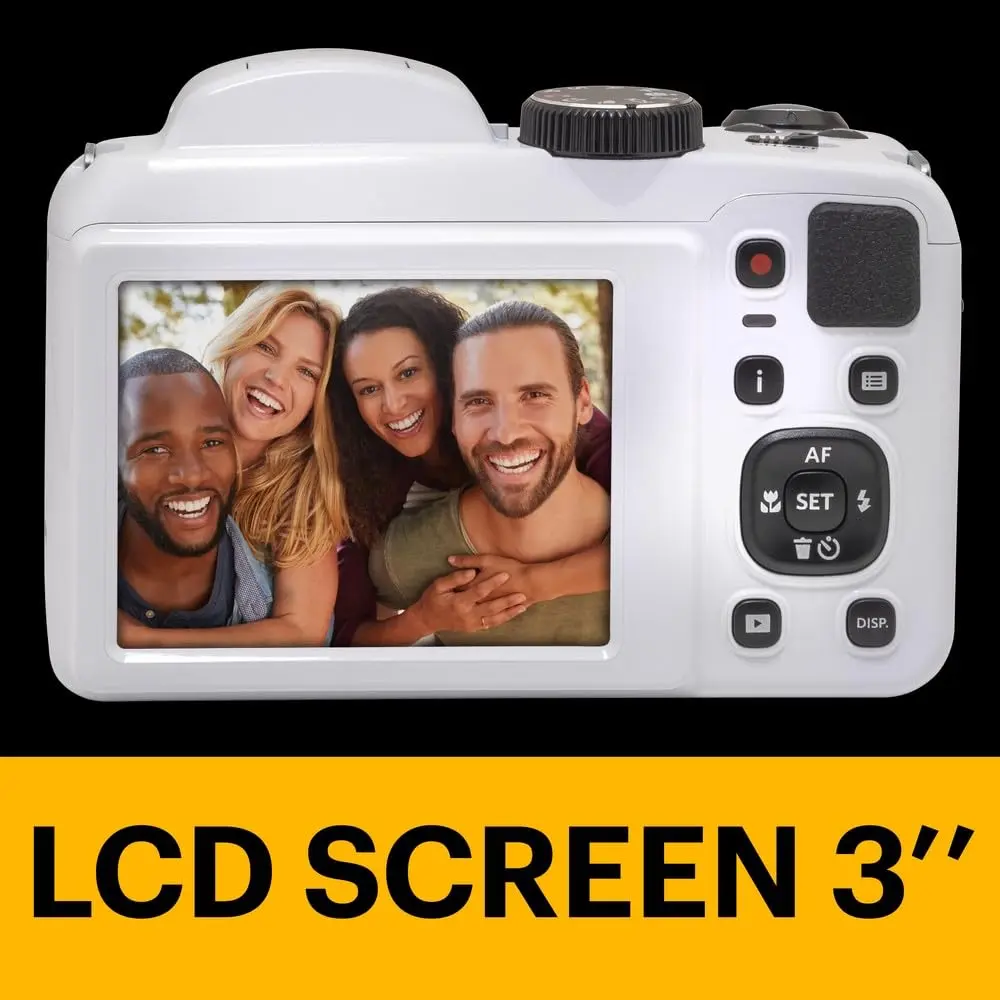 KODAK PIXPRO AZ255 16MP Bridge Camera 24-600mm (9.4-236.2in) | 1080p HD Video, Optical Zoom, OIS - view 5
