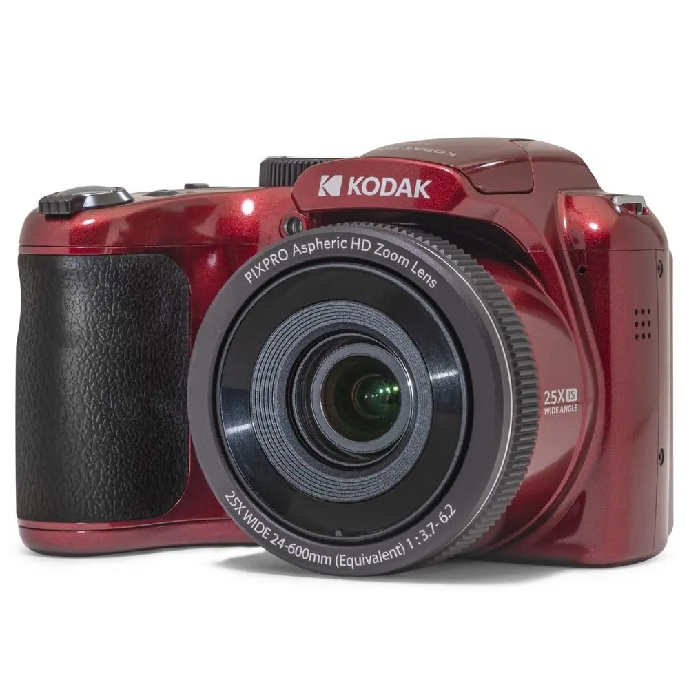 KODAK PIXPRO AZ255 Digital Camera 16MP 25x Optical Zoom Red | 1080p Full HD Video & OIS - main product image