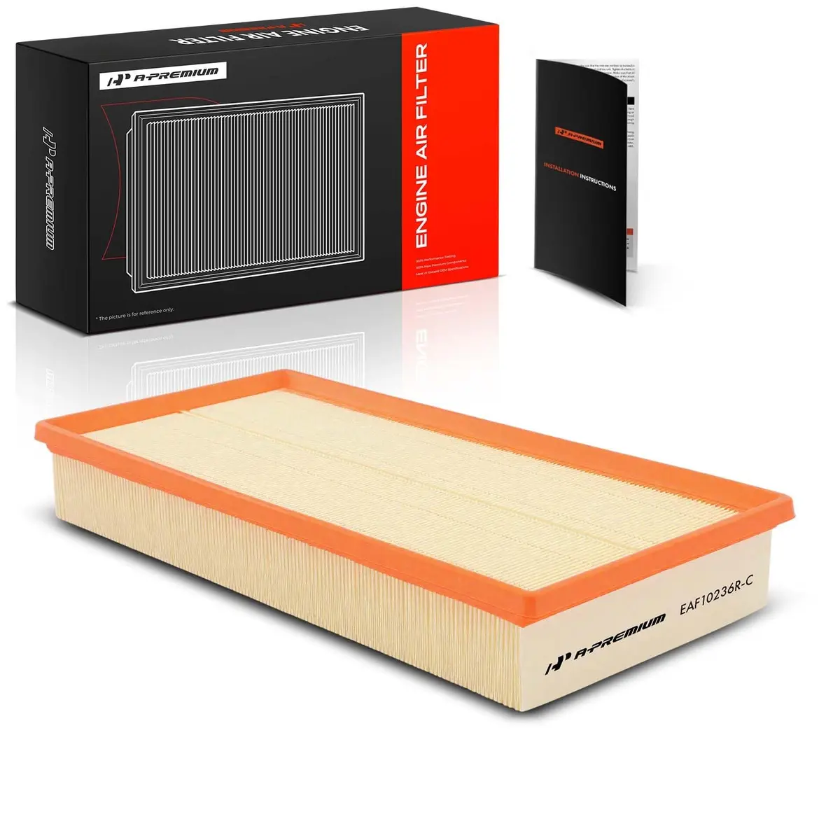 A-Premium Engine Air Filter Compatible with Audi, Land Rover & Porsche | OEM-Standard Fit, Front Side - main product image