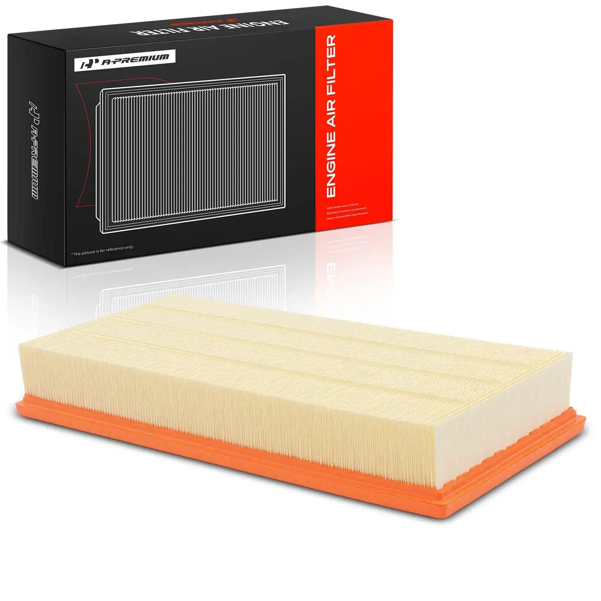 A-Premium Engine Air Filter Compatible with Audi, Land Rover & Porsche | OEM-Standard Fit, Front Side - view 9