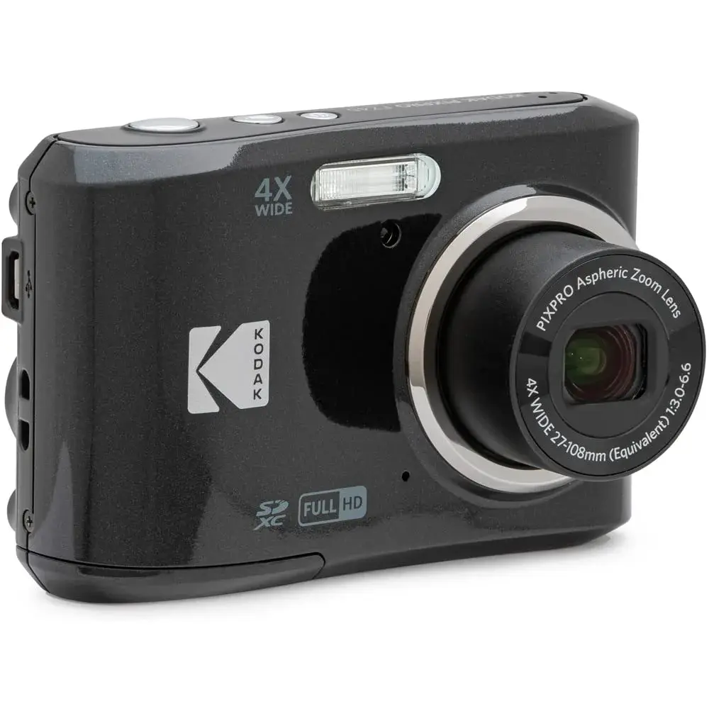 Kodak PIXPRO FZ45BK 16MP Compact Digital Camera 4.9mm (0.19in) - 19.6mm (0.77in) | 4x Optical Zoom, 1080p FHD Video - view 4