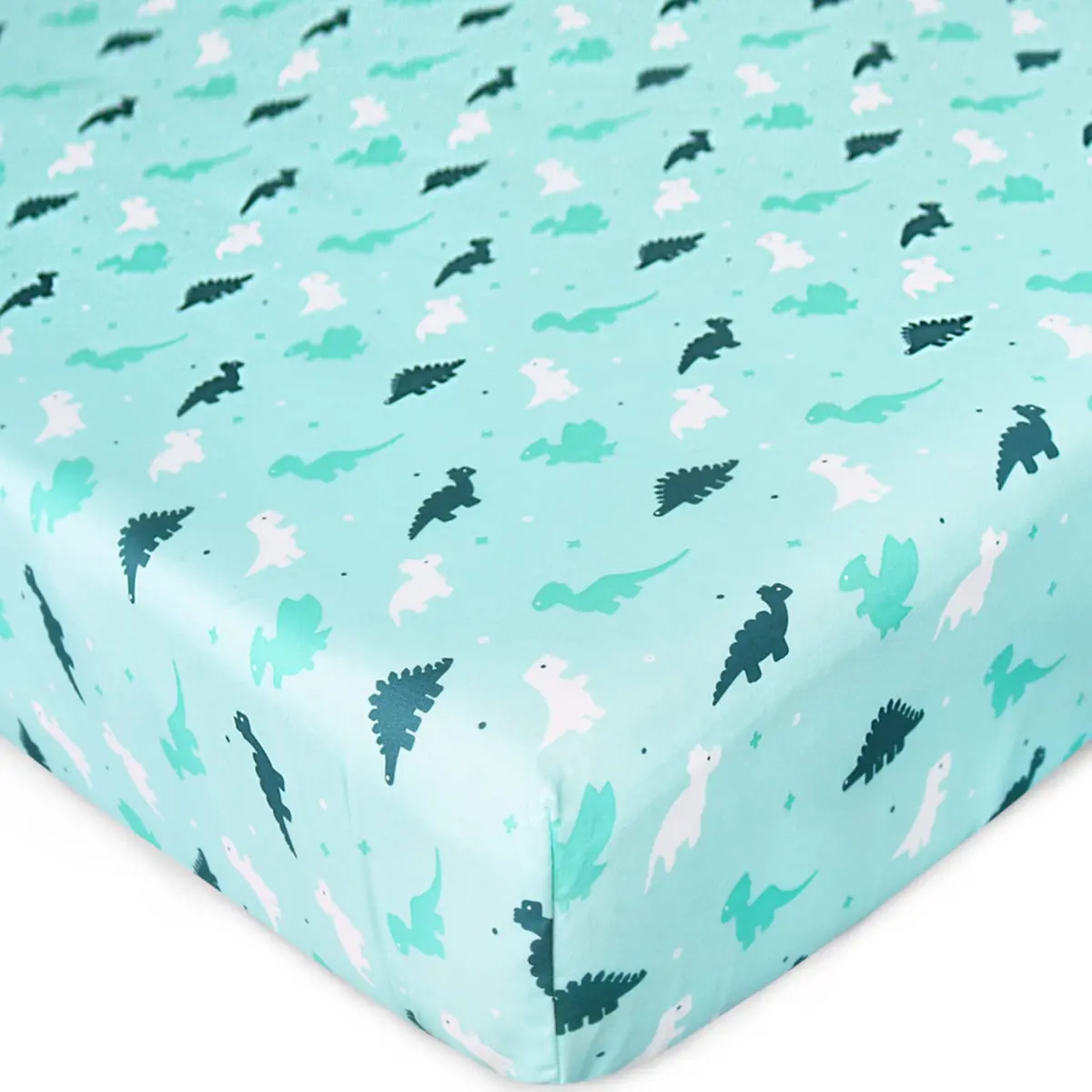 SPRINGSPIRIT Crib Sheets for Boys or Girls 2-Pack, Fitted Crib Sheet 52'' x 28'' (132cm x 71cm) | Soft Breathable Polyester - view 4