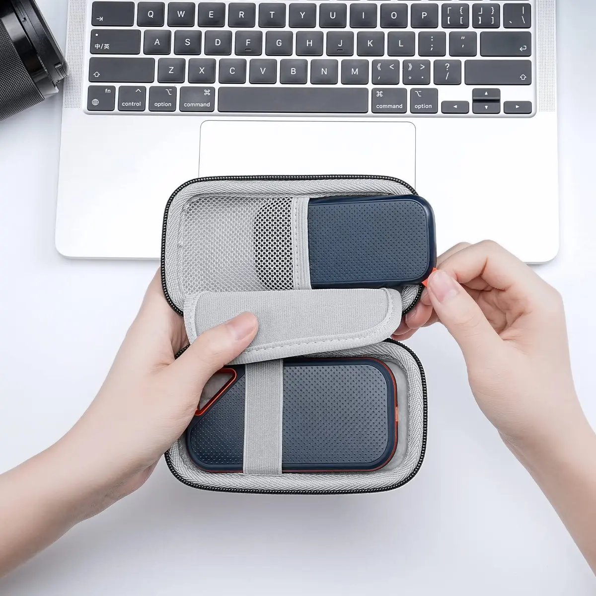 Yinke Hard Case for SanDisk Extreme Pro/SanDisk Extreme Portable External SSD 500GB 1TB 2TB | Shockproof Waterproof Dustproof - view 6