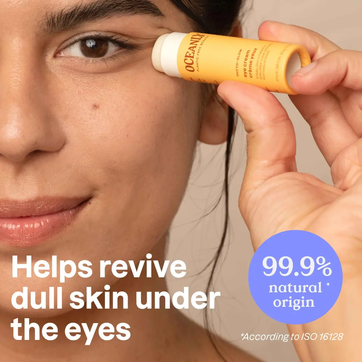 ATTITUDE Oceanly Eye Cream Stick PHYTO GLOW 8.5g (0.3 Oz) | EWG Verified Plant-Based Brightening - view 2