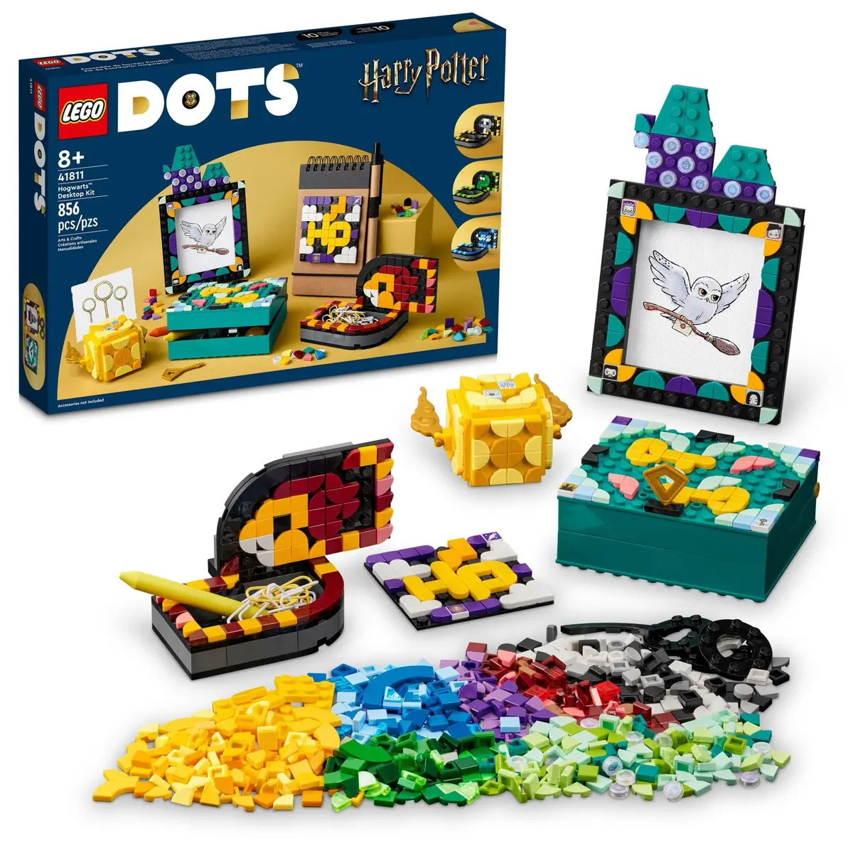 LEGO Hogwarts Desktop Kit 41811 | Harry Potter Desk Decor & Craft Set for Kids 8+ - main product image