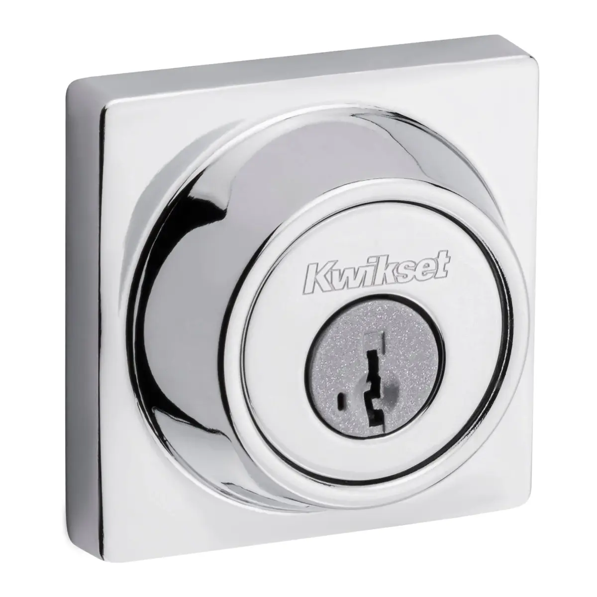 Kwikset 660 Single Cylinder Deadbolt, Polished Chrome - Secure Entry for Indian Homes - main product image