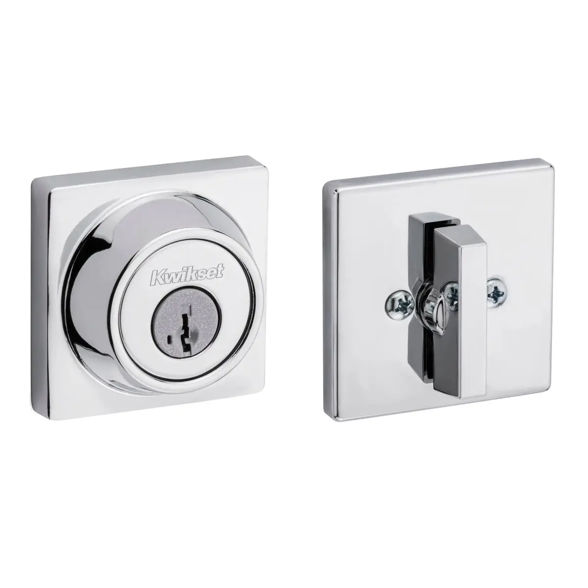 Kwikset 660 Single Cylinder Deadbolt, Polished Chrome - Secure Entry for Indian Homes - view 3