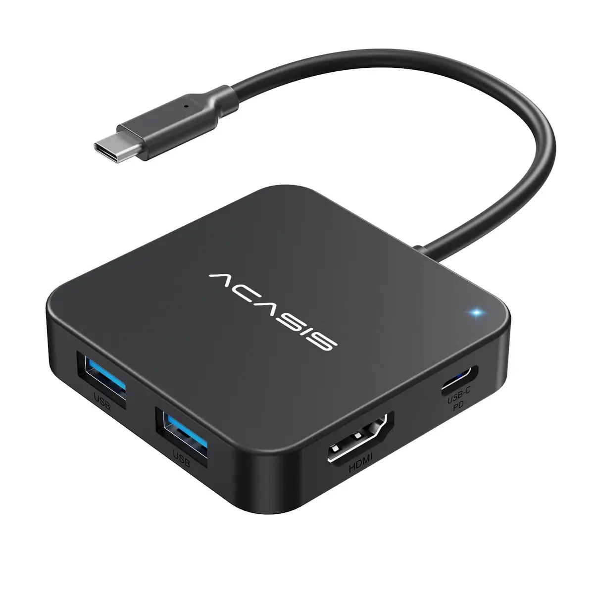 ACASIS USB C Hub 10Gbps | 6-in-1 Multiport Adapter with 4K60Hz HDMI & 100W PD - main product image