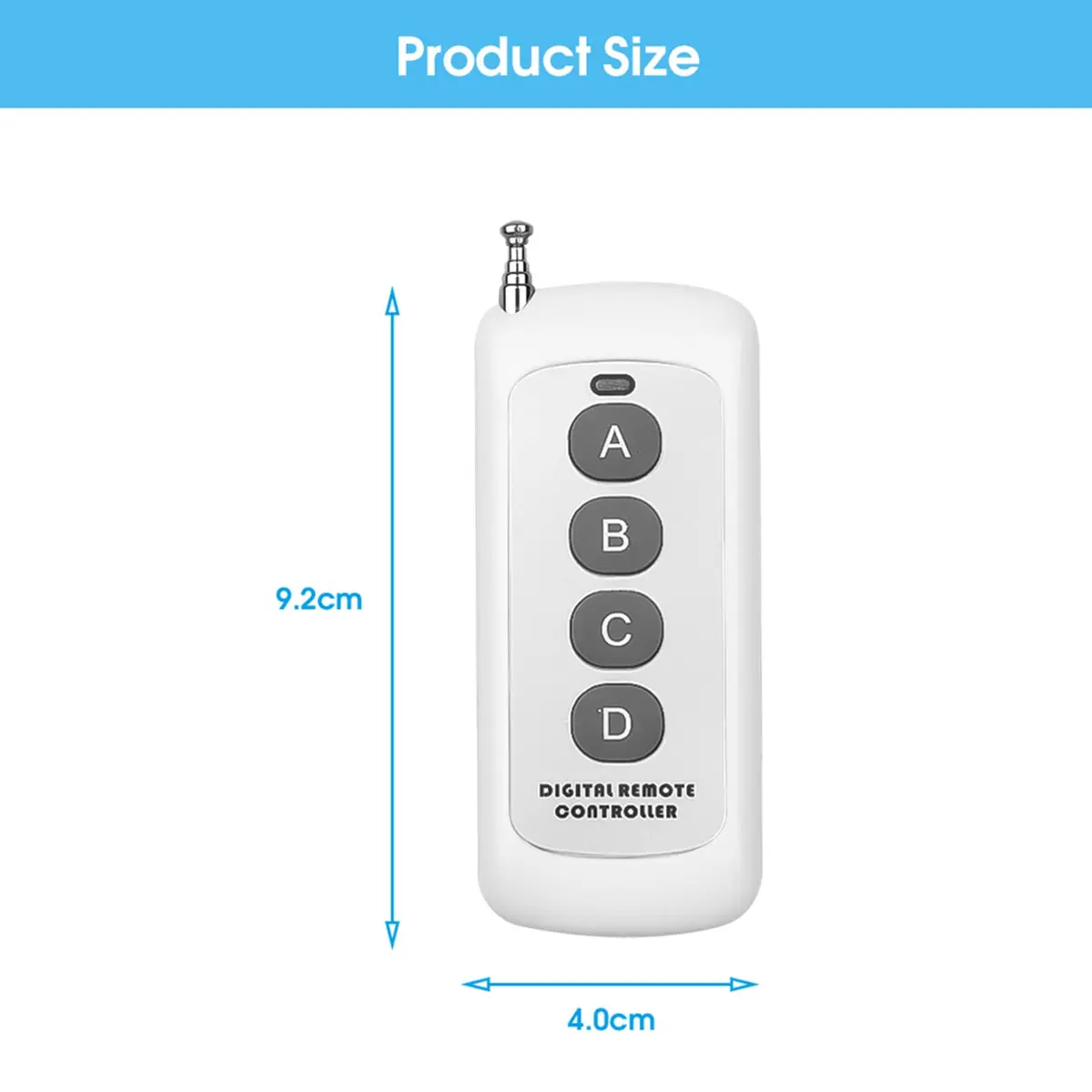 Kaleinavi Wireless Remote Control 4-Channel 12V-36V | Industrial RF Switch with 6 Modes - view 9