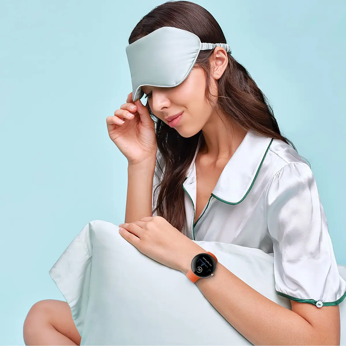Eiavike Silicone Band Compatible with Google Pixel Watch 41mm | Breathable, Soft, Durable Sport Replacement Strap - view 3