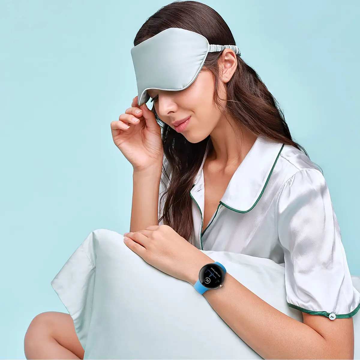 Eiavike Watch Band Compatible with Google Pixel Watch 41mm | Silicone Replacement Strap for Daily Use - view 3