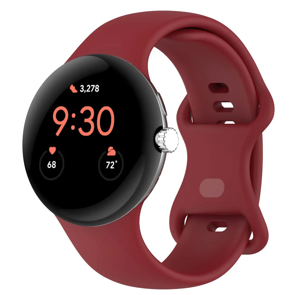 Eiavike Google Pixel Watch 41mm Band | Silicone Replacement Strap for Pixel Watch 1/2/3/4/5 - main product image