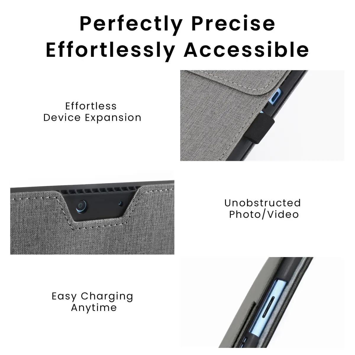 Omnpak Case for 13-inch Surface Pro 11/10/9 | Multi-Angle Stand & Stylus Holder - view 8