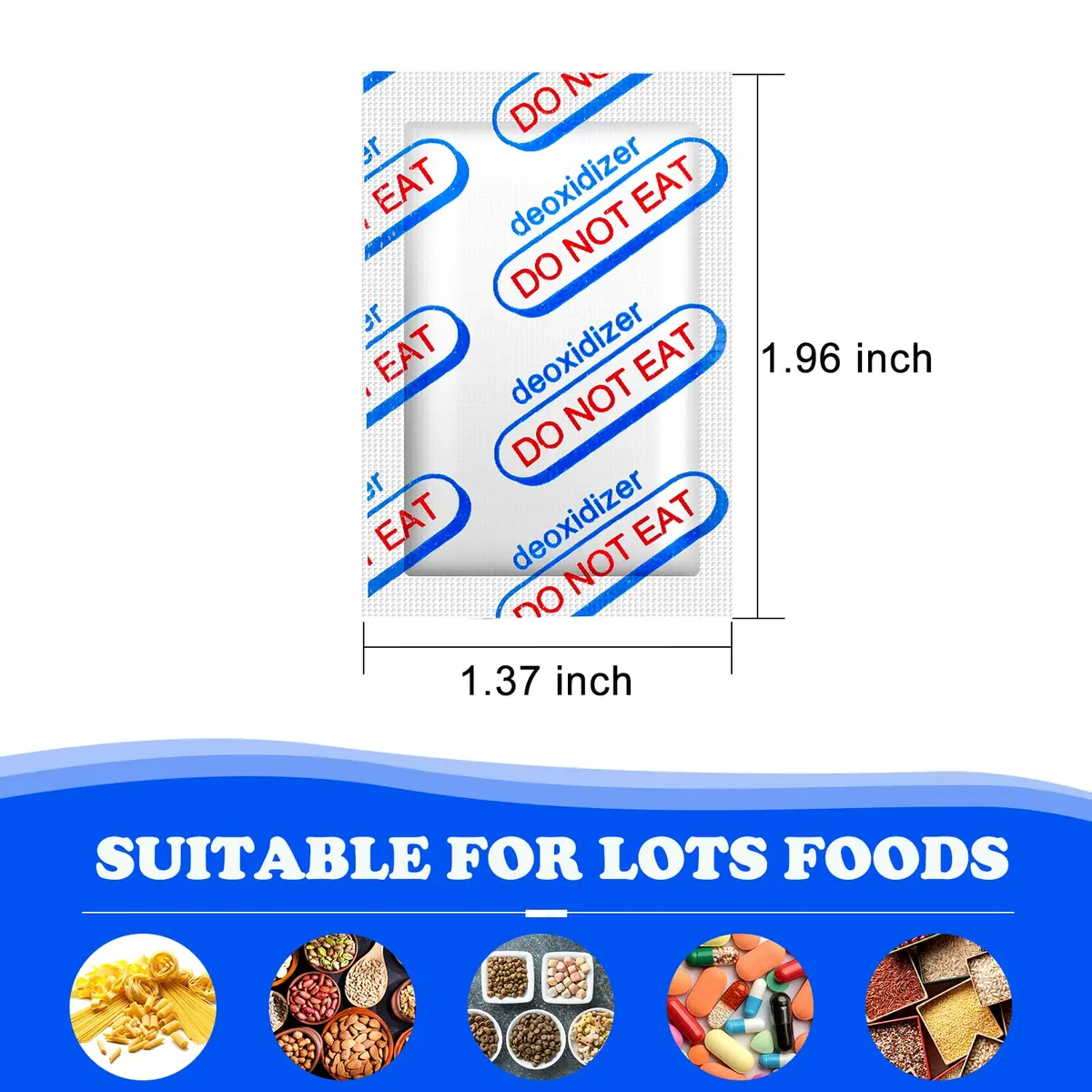 QHOWYAL 300CC Food Grade Oxygen Absorbers | Long-Term Food Storage Solution (70-120 chars) - view 7
