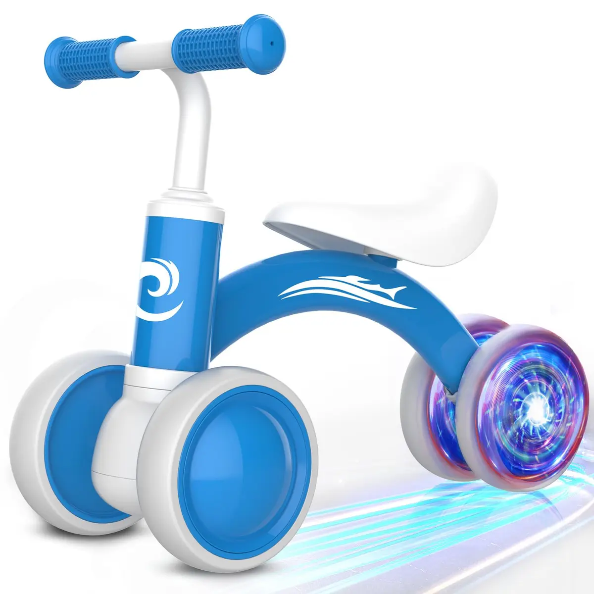 Gamfeiny Colorful Lighting Baby Balance Bike | 10-36 Months Toddler First Riding Toy - main product image