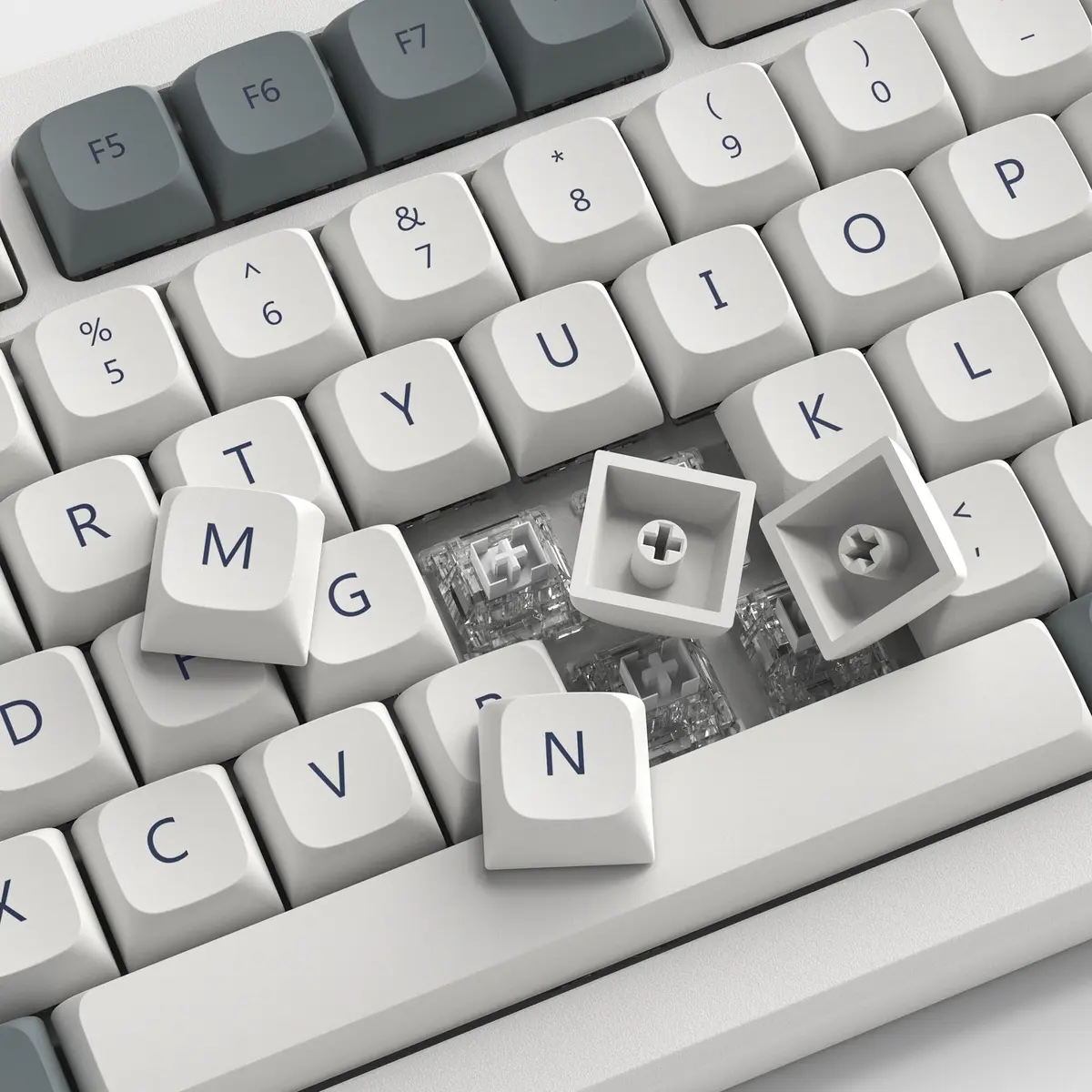 dagaladoo Retro PBT keycaps Set, XDA Profile Keyboard Keycaps | Durable Dye-Sublimation, Compatible with Most Mechanical Keyboards - view 3