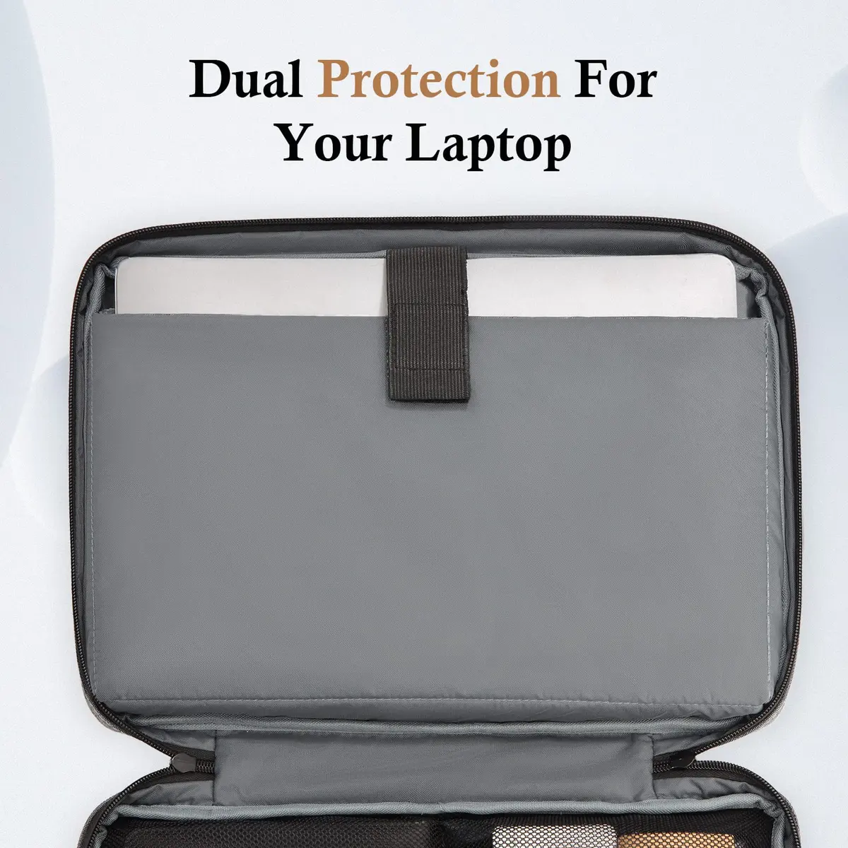 bagasin 15-16 Inch Laptop Sleeve Case | Waterproof & TSA Friendly Slim Design - view 4