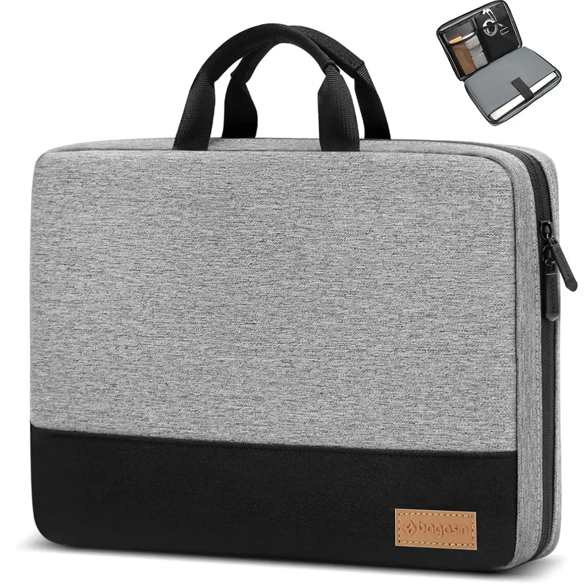 bagasin 15-16 Inch Laptop Sleeve Case | Waterproof & TSA Friendly Slim Design - main product image