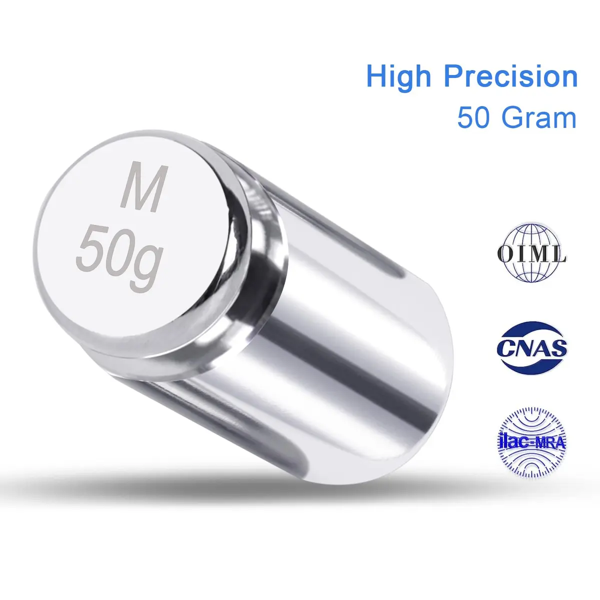 QP OIML Class M1 Calibration Weight 50g (1.76 oz) | Precision Scale Calibration - view 2