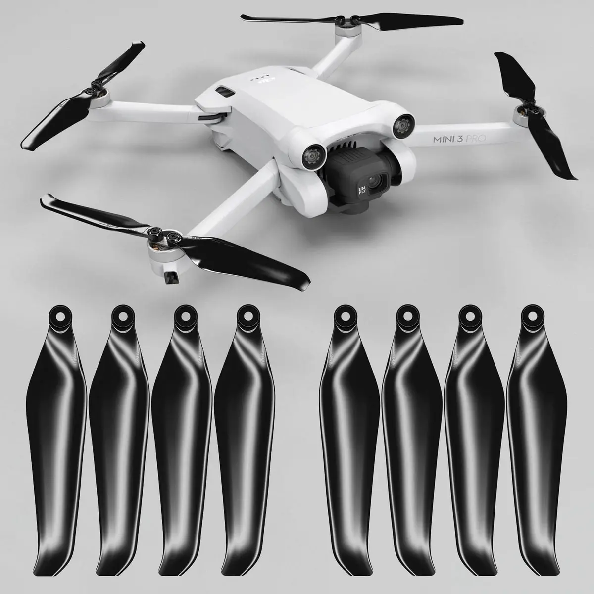 Master Airscrew Stealth Propellers for DJI Mini 3 Pro & Mini 4 Pro - Black, 4 propellers in Set - main product image