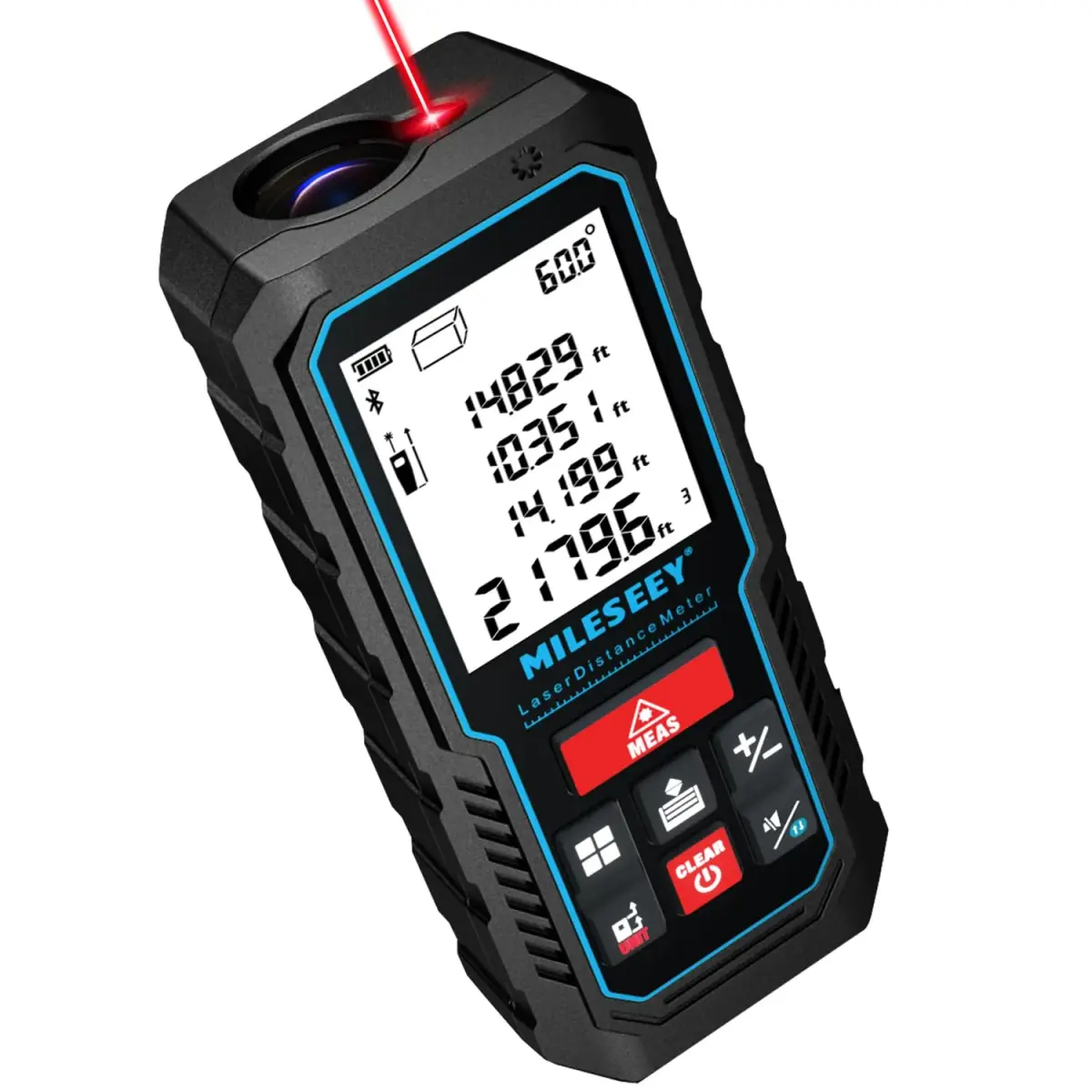 MILESEEY D5 APP Laser Measure 229ft (69.8m) with Angle Sensor & App Connectivity | Real-time Data Transfer & Floor Plan Sketching - main product image