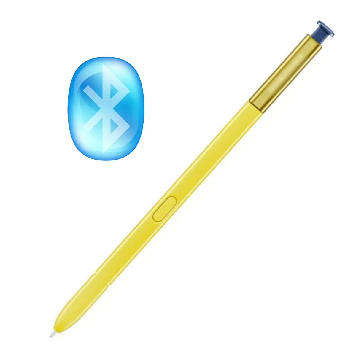 Alovexiong Galaxy Note 9 Stylus Pen with Bluetooth | Pressure Sensitive, Remote Control, Compatible with SM-N960F (Yellow) - main product image