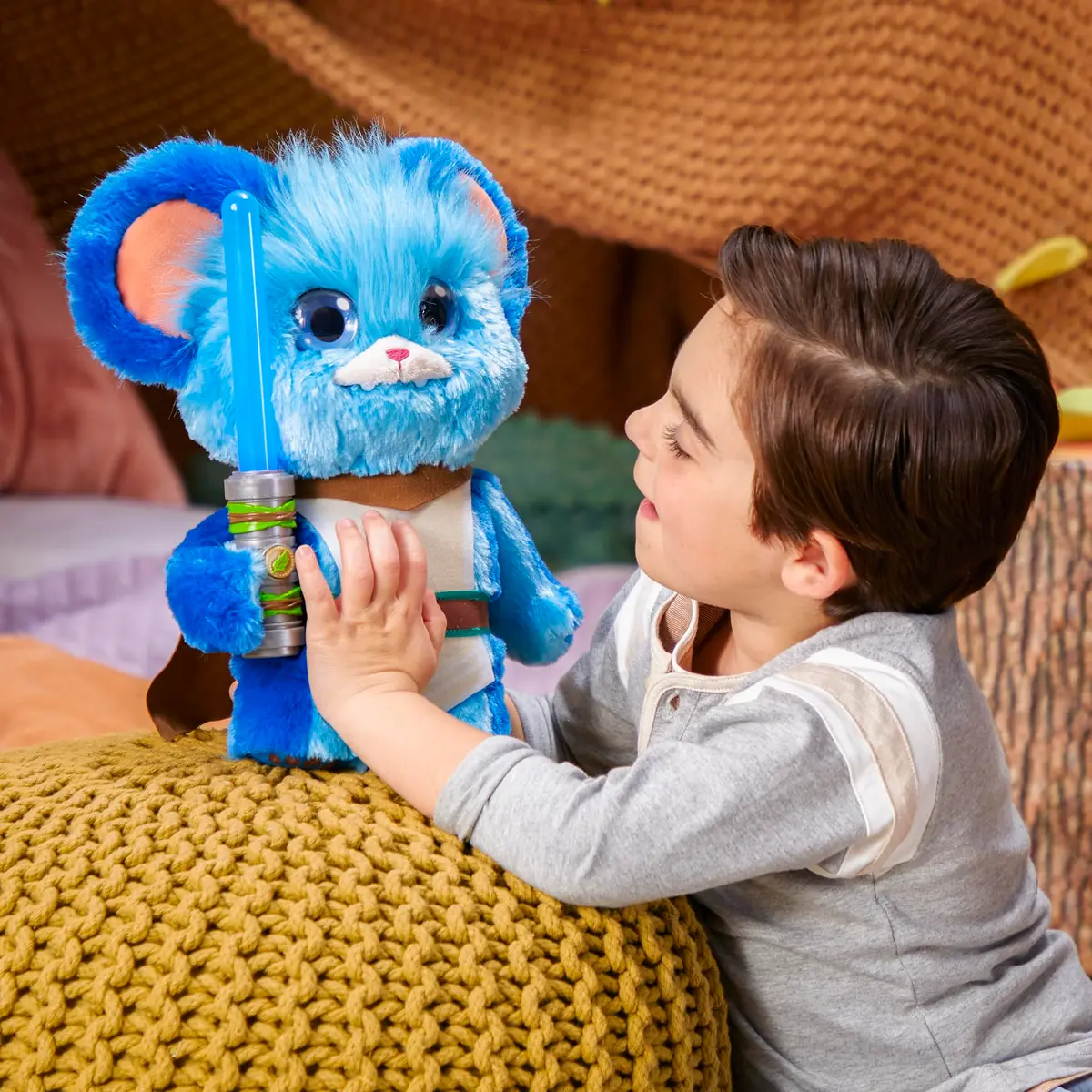 Star Wars: Young Jedi Adventures Jabberin' Jedi Nubs, Electronic Plush, Lights & Sounds, Toys, Preschool Toys for 3 Year Old Boys & Girls - view 8