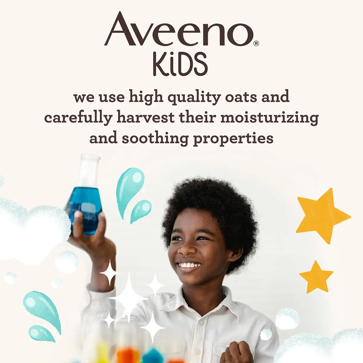 Aveeno Baby Kids Sensitive Skin Face & Body Gel Cream 237ml (8 oz) | Hypoallergenic & 24-Hour Hydration - view 7