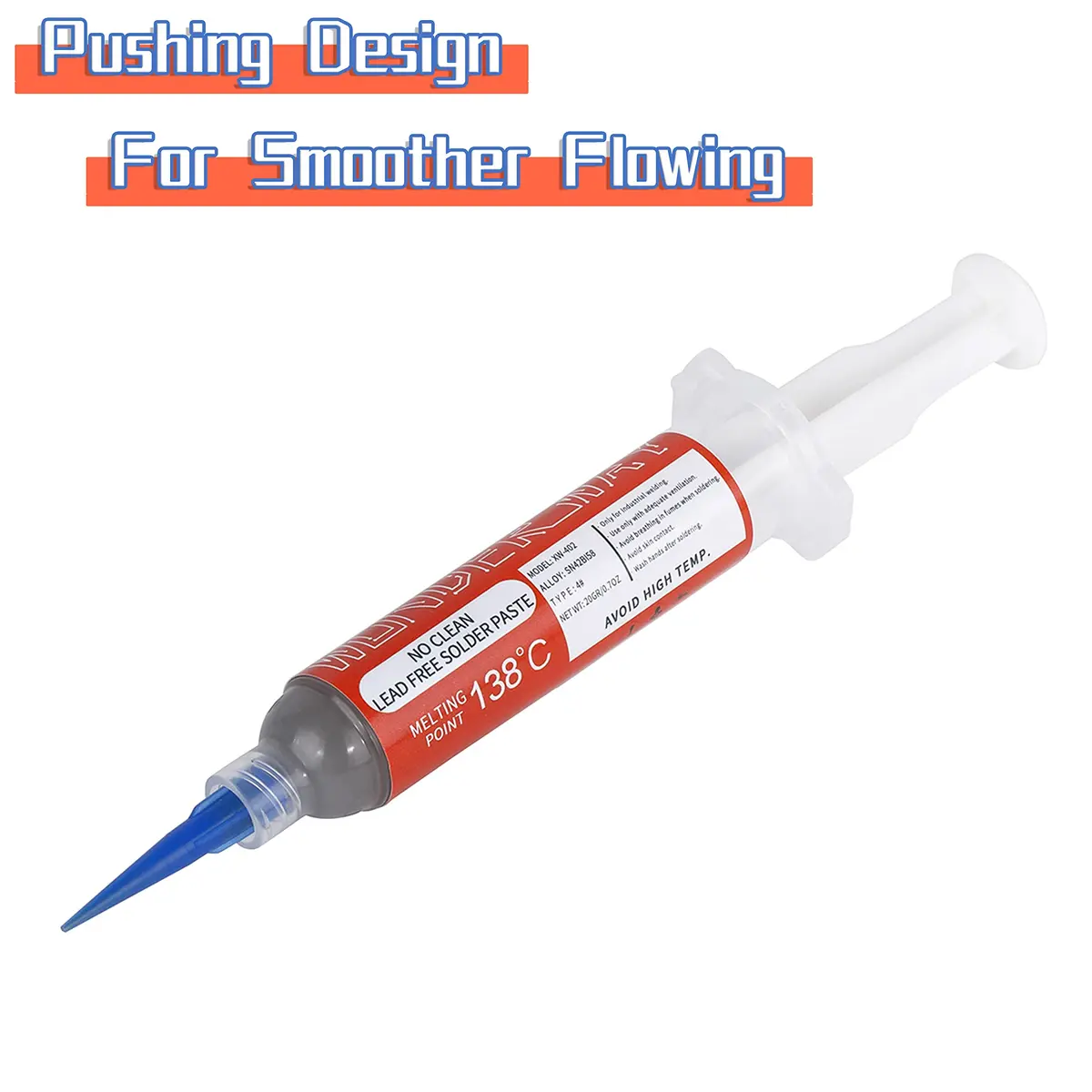 Wonderway Sn42/Bi58 T4 Lead Free Solder Paste 20g (0.71 oz) | Low Melting Point for Electronics Repair - view 3