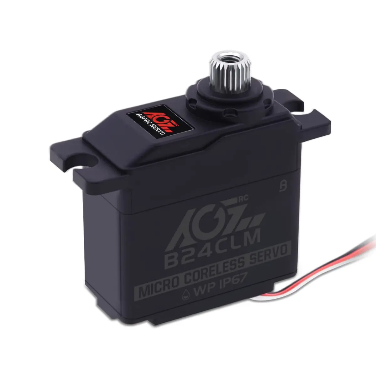 AGFRC B24CLM 6KG Waterproof Micro Servo for 1/16 RC | High Torque & IP67 Rated - main product image