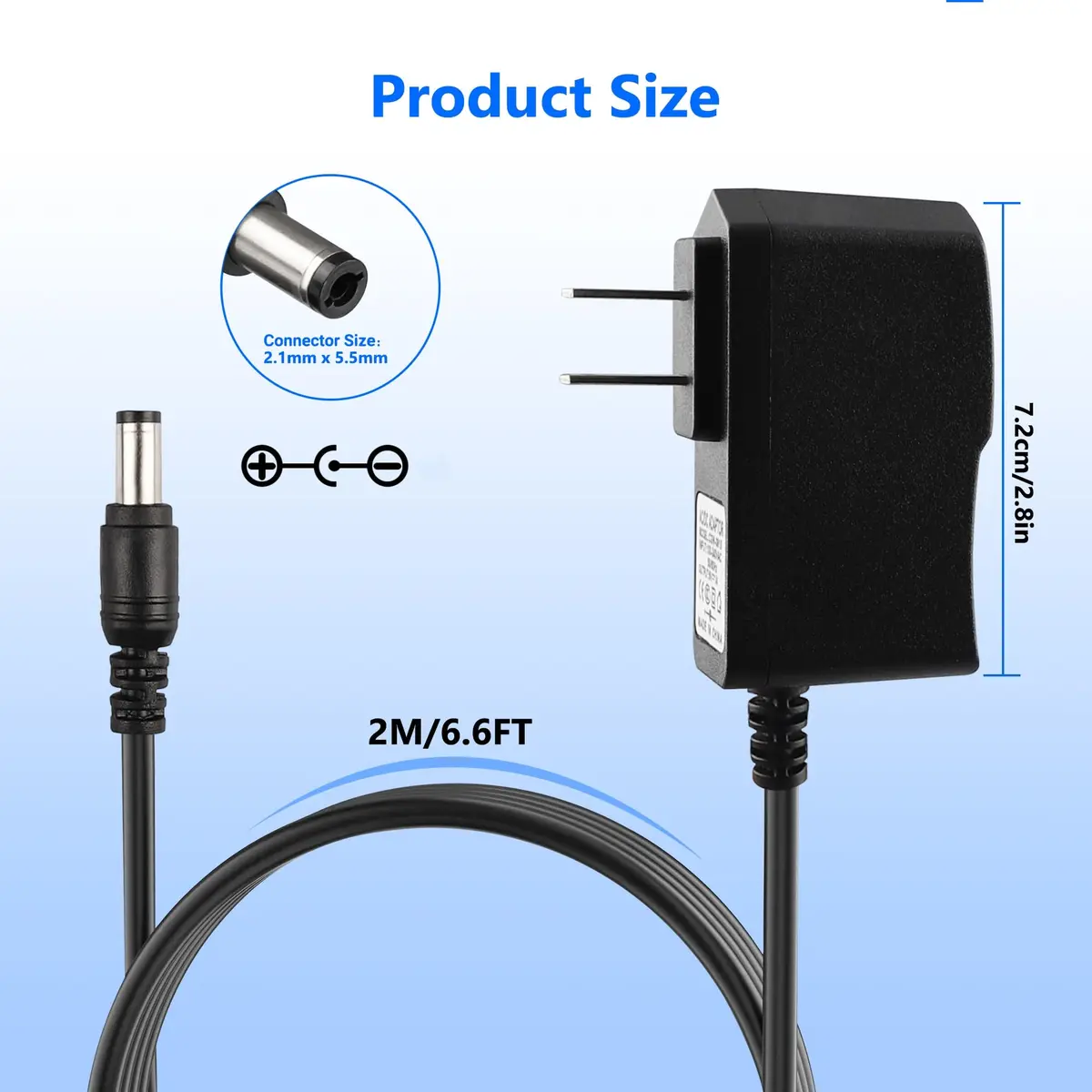 BXIZXD Guitar Pedal Power Supply 9V 1A | Compatible with Boss, Roland & More (100-120 words) - view 4