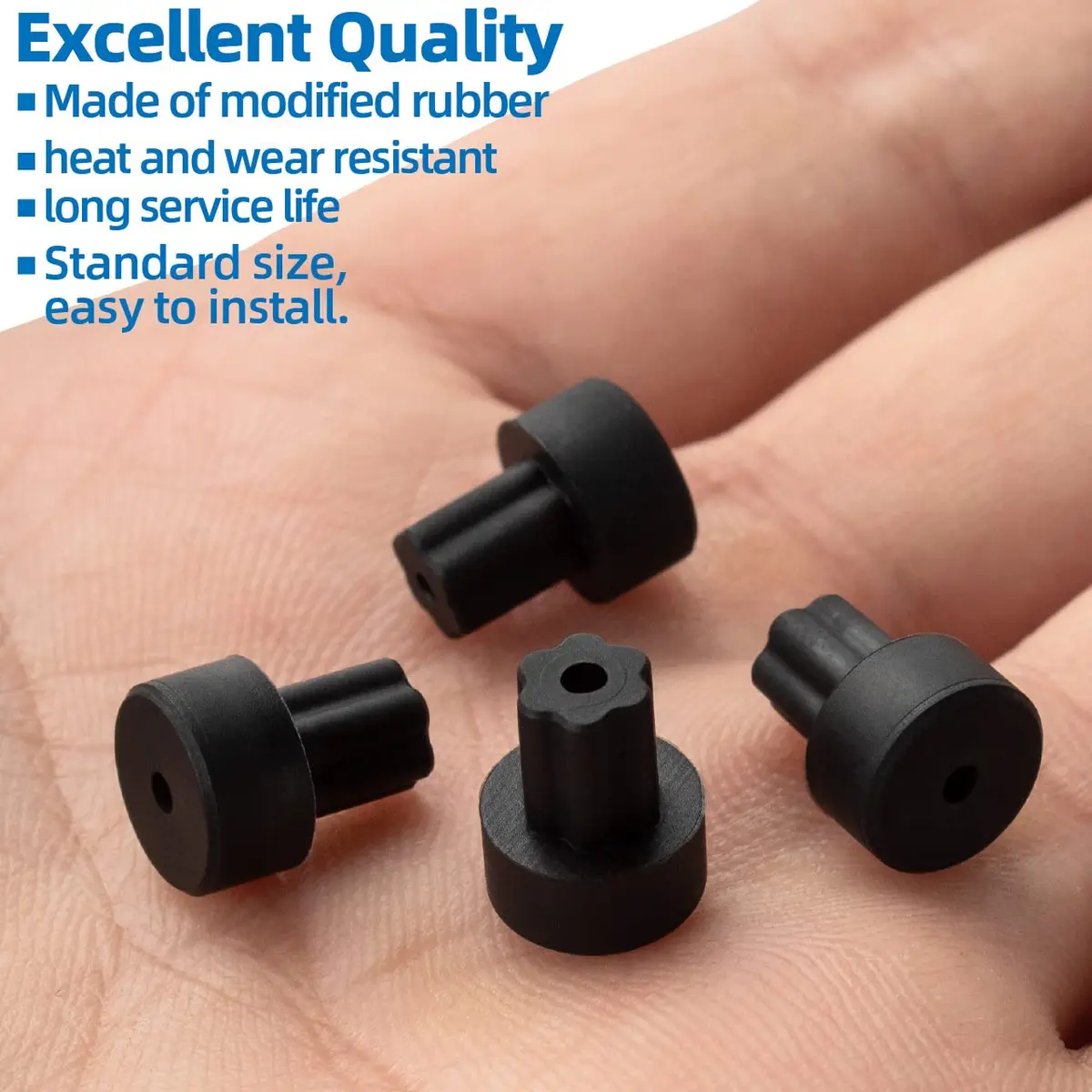 Adabuing Silicone Rubber Feets Compatible with Samsung Whirlpool Maytag Range | Gas Stove Bumper Replacement Parts (16 Pack) - view 4