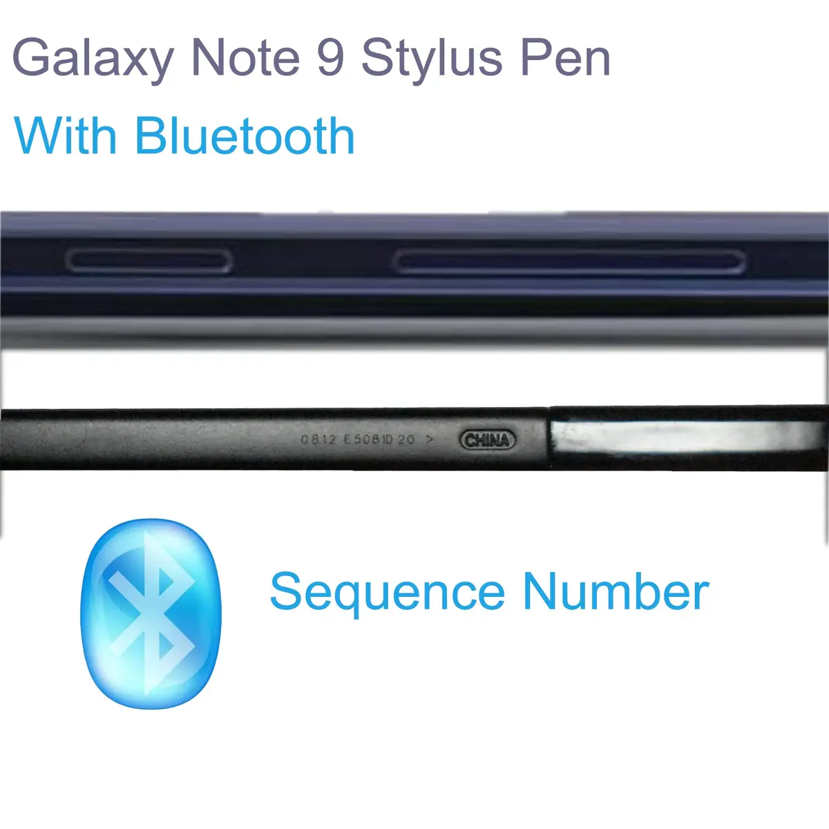 CaoXiong Galaxy Note 9 S Pen withBluetooth Replacement (Black) | Compatible with Samsung Galaxy Note9 - view 6
