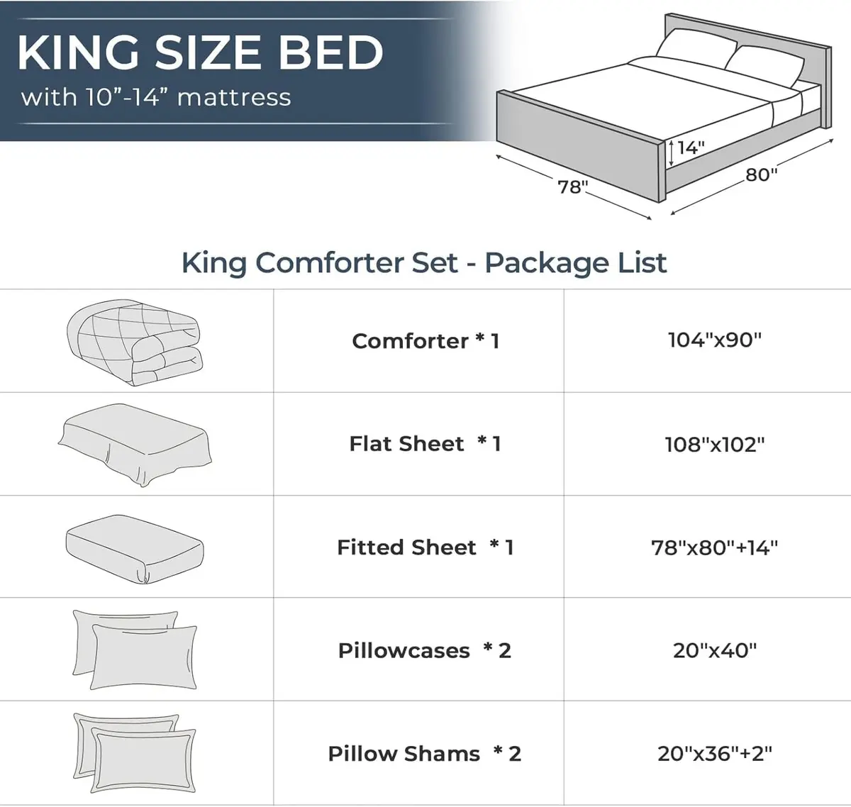 HEVUMYI King Comforter Set Pink & Ivory | Cloud-Soft Microfiber Bedding - view 8