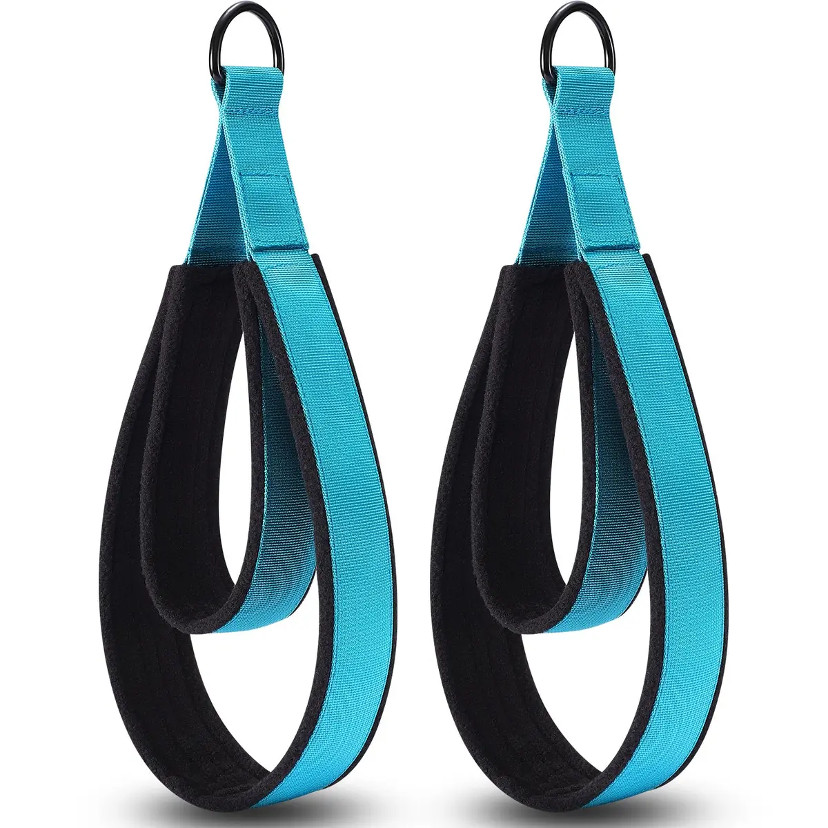 TOBWOLF Double Loop Pilates Straps for Reformer 15 inches (38.1 cm) | Sweat-Resistant Comfort for Home Gym Workouts - main product image