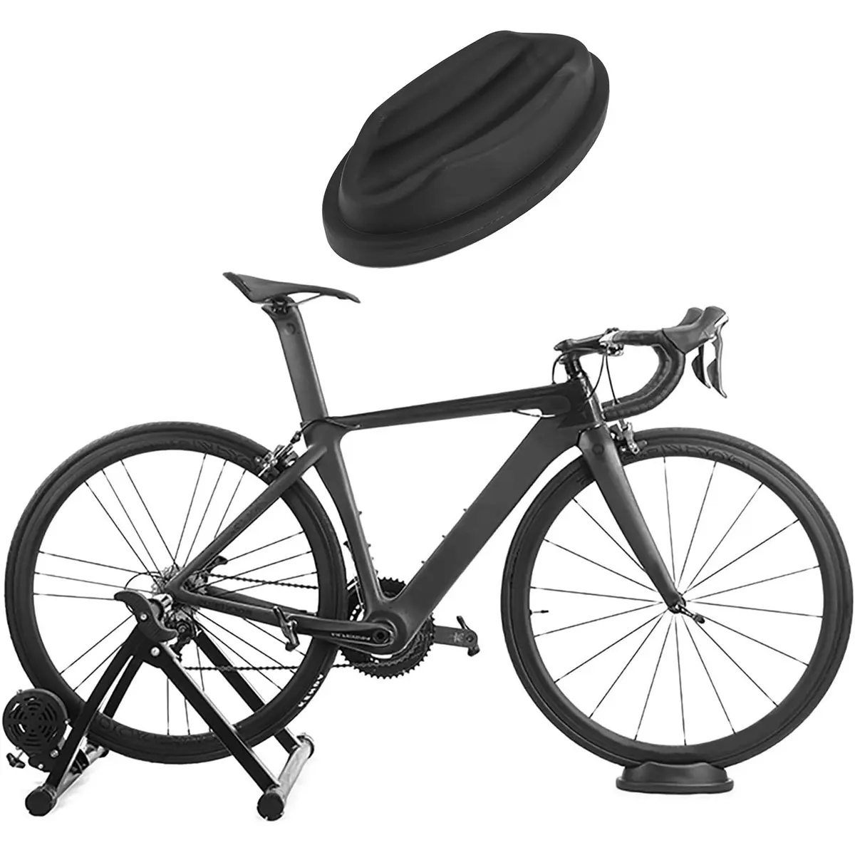 LOCKISH Bike Trainer Front Wheel Block 22.8cm (8.97") | Stable Training for Indoor Cycling - main product image