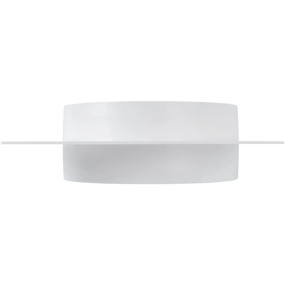 Vent Systems Round 6" Inch White Air Vent Duct Connector Flange | Plastic HVAC Pipe Fitting for Dryer & Ventilation - view 7