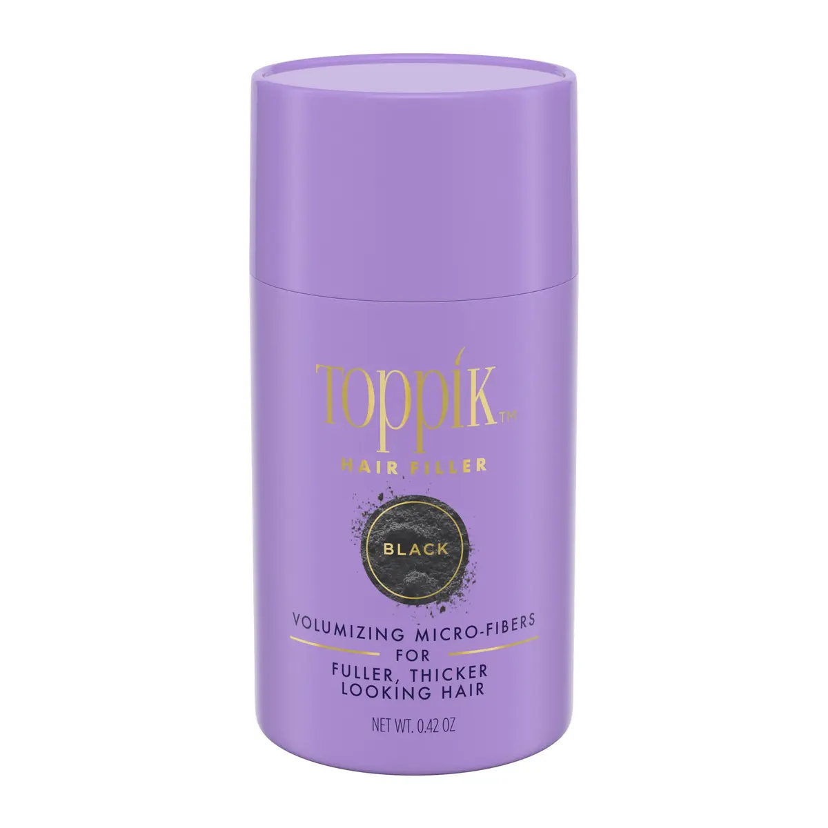 TOPPIK Hair Filler, Black, 12G | Instant Thicker Hair with Keratin Fibers - main product image