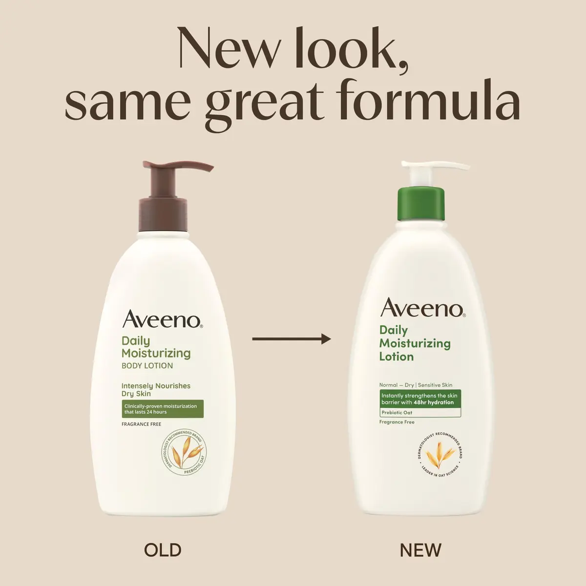 Aveeno Daily Moisturizing Body Lotion for Normal to Dry Skin 1064ml (36 Fl Oz) Twin Pack | Dermatologist Recommended for Sensitive Skin - view 2