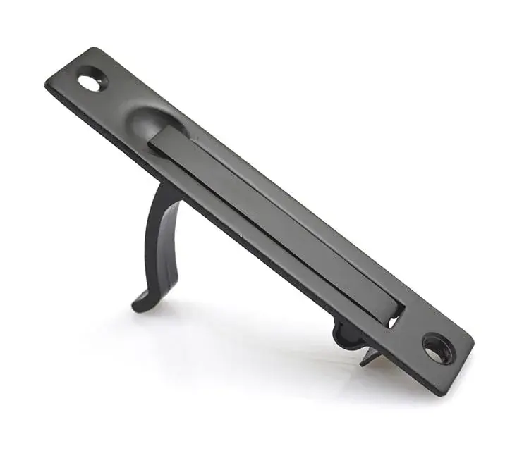 Dontay Pocket Door Pull Spring Recessed Handle Matte Black 9.84cm (3.9in) | Flush Mount Stainless Steel Hardware - view 7