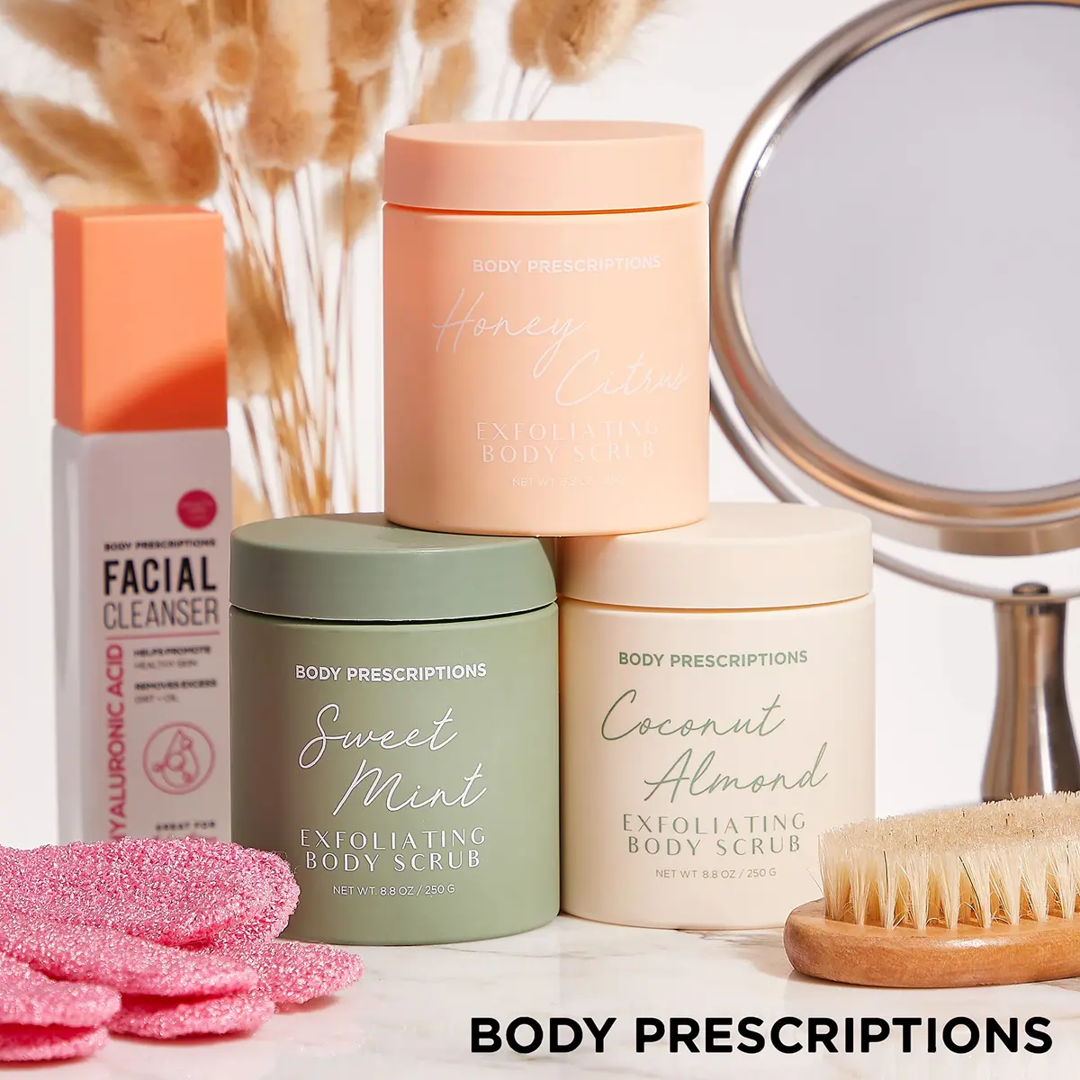 Body Prescriptions Exfoliating Body Scrub 2.94 oz (3 Pack) | Nourishing Honey Citrus & Coconut Almond - view 7