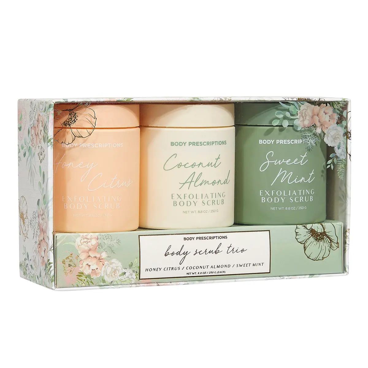 Body Prescriptions Exfoliating Body Scrub 2.94 oz (3 Pack) | Nourishing Honey Citrus & Coconut Almond - view 2