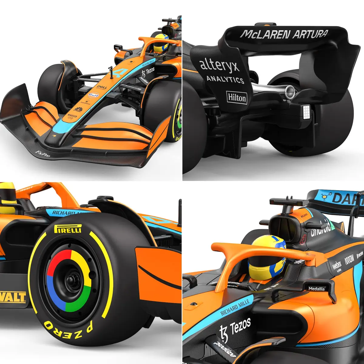 Voltz Toys McLaren F1 MCL36 RC Car 46cm (18.5 inches) | Licensed 1:12 Scale Replica - view 4
