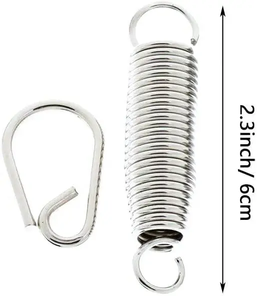 TUOREN Pedal Spring Assembly Bass Drum Foot Pedal Tension Spring | Durable Stainless Steel Replacement 6cm - view 5