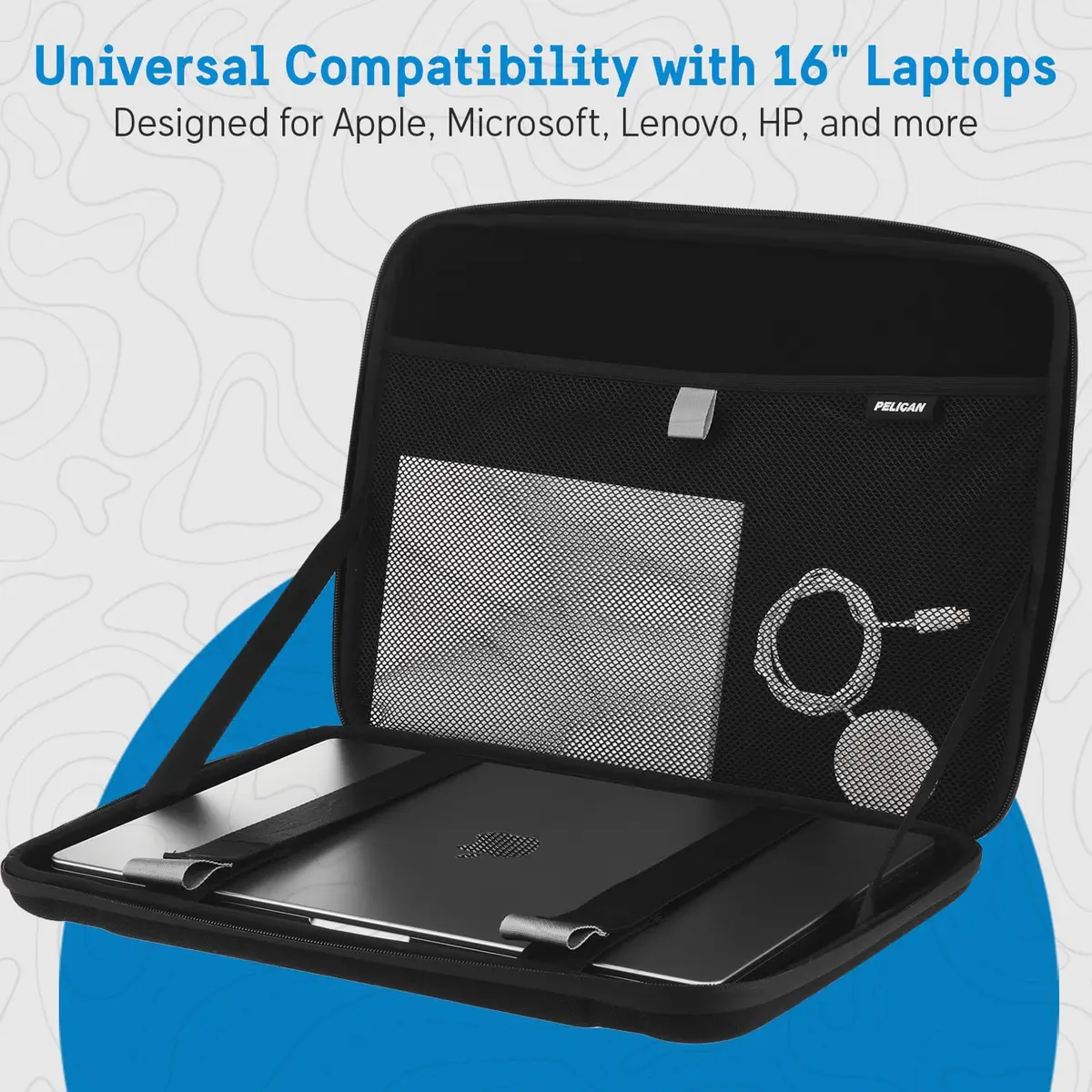 Pelican 16" Laptop Sleeve - Water Resistant Heavy Duty Case | Rugged Armor for MacBook & Tablets - view 6