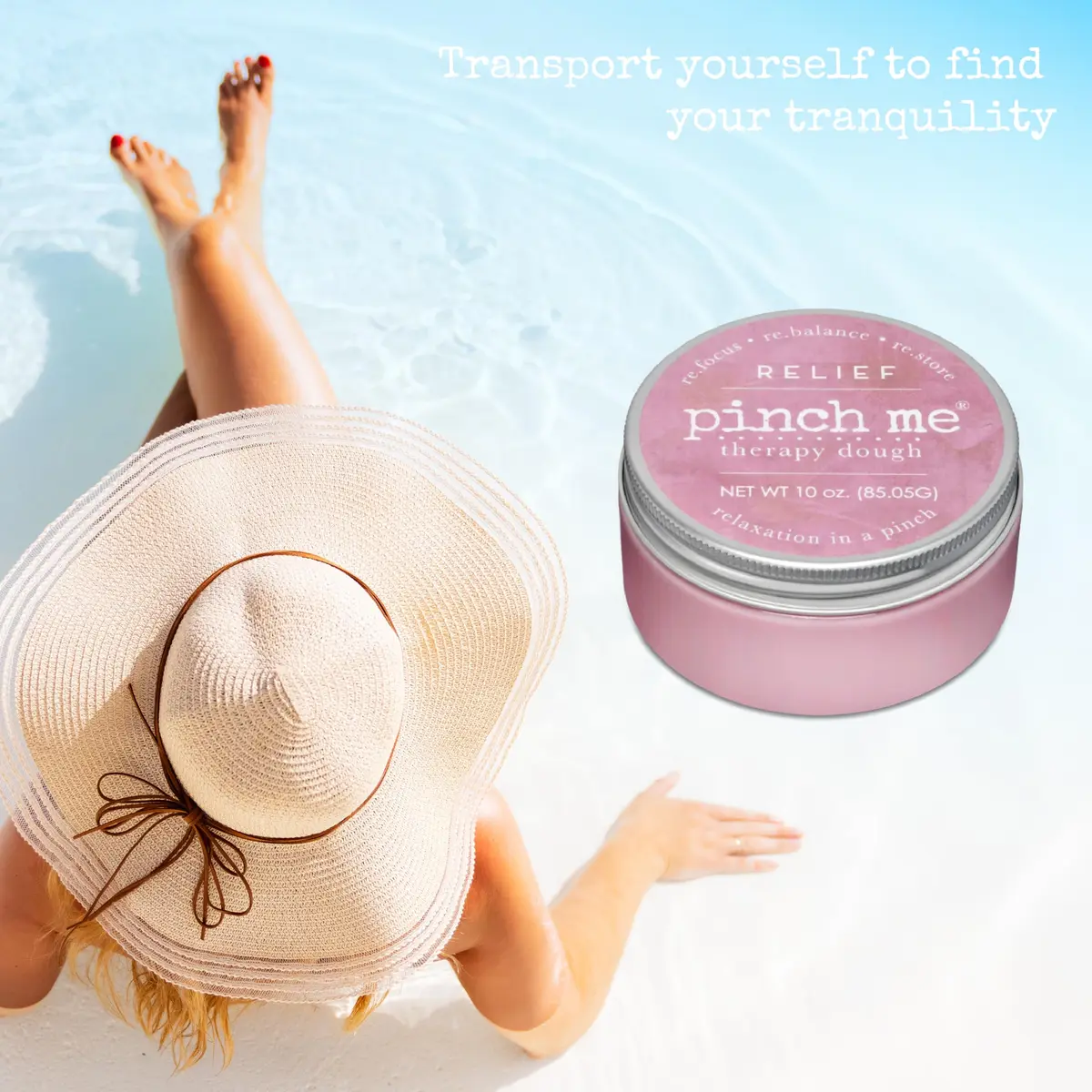 Pinch Me Therapy Dough Locket Combo - Aromatherapy Stress Relief Putty, 3.3oz, Orange | Holistic Relaxation - view 2