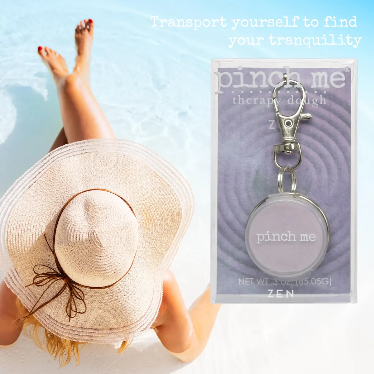 Pinch Me Therapy Dough Locket Combo - Aromatherapy Stress Relief Putty, 3oz + 0.3oz Locket | Holistic Calm - view 2