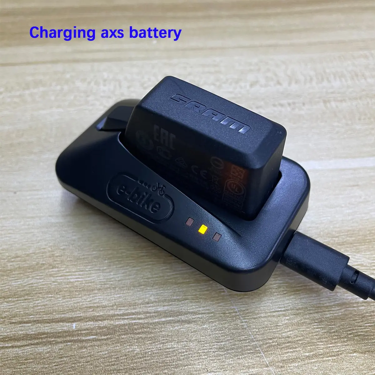 MIEBA Battery Charger for SRAM AXS Red ETAP Force Rival GX Eagle | Fast USB-C Charging - view 4