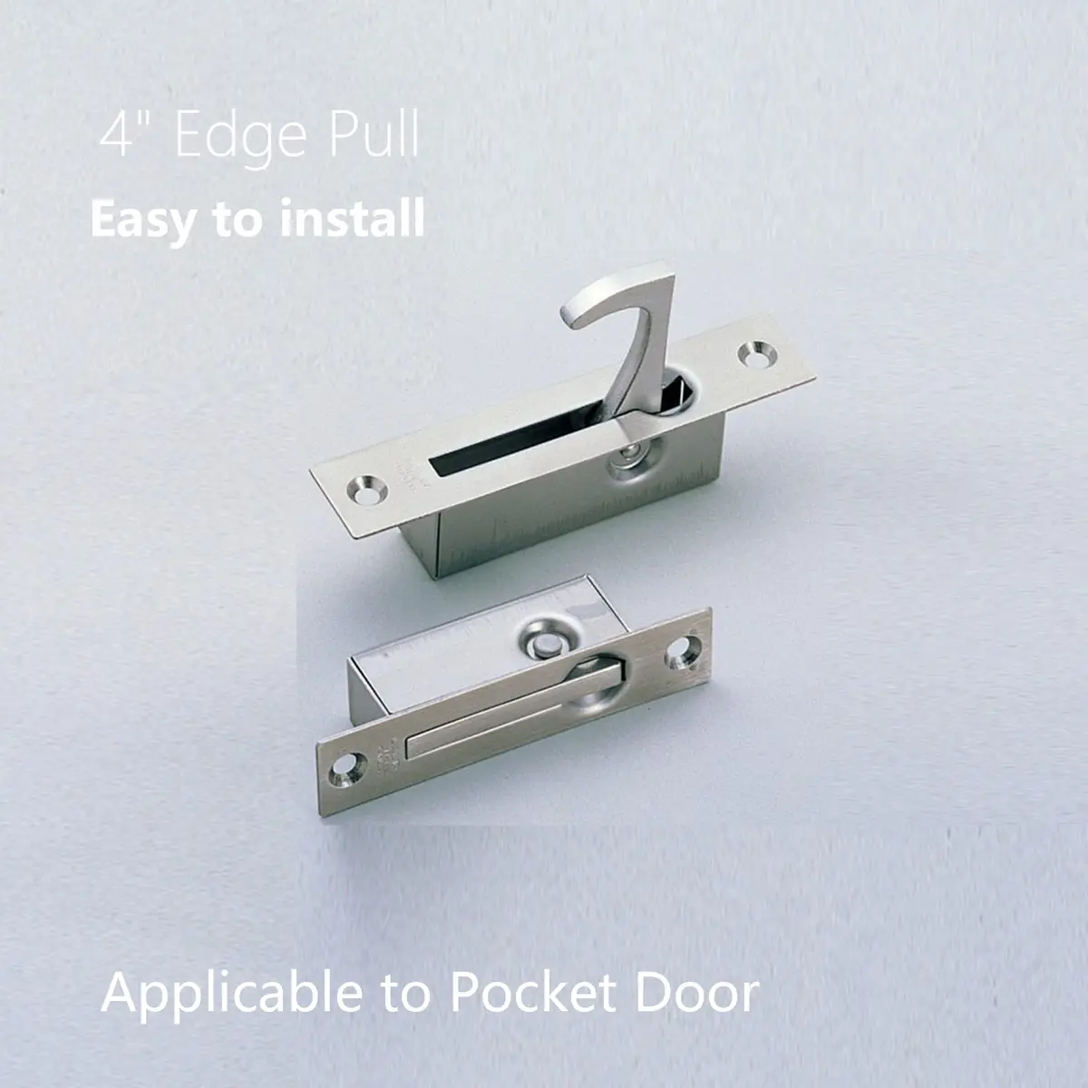 Dontay Recessed Pocket Door Pull Handle | Flush Mount Sliding Door Hardware, 9.8 cm (3.875 Inches) - view 3