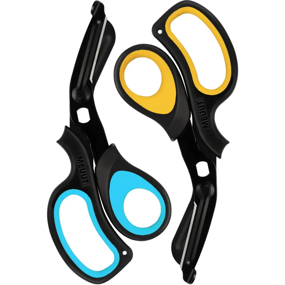 MEUUT Medical Trauma Shears 7.8" (19.8 cm) - 2-Pack | Sharp, Serrated, Non-Stick Blades with Oxygen Wrench - main product image
